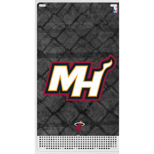 NBA Miami Heat Dark Rust Xbox Series S Console Skin